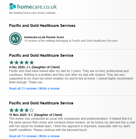 Homecare Review API Integration